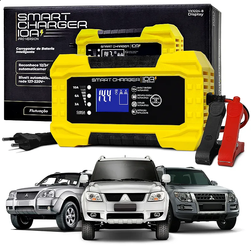Carregador de Bateria Smart Charger 10A Pro — Casa Attract