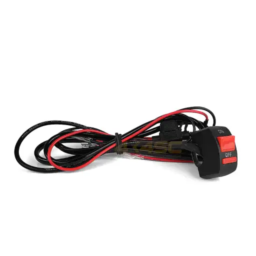 Chicote Elétrico Para Moto Com Interruptor - 12V