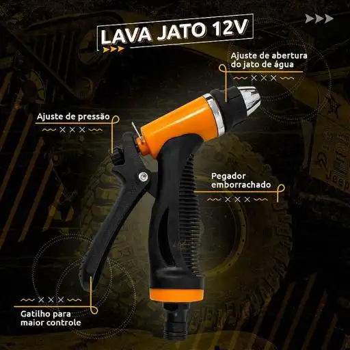 Mini Máquina Lava Jato Automotivo - Bomba Água 12v