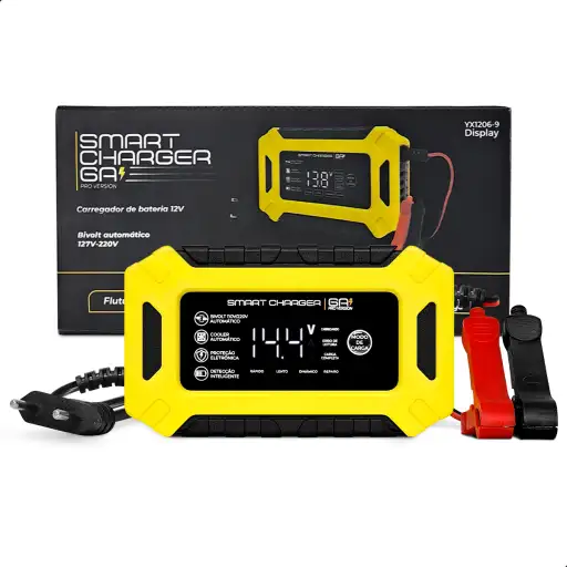 Carregador de Bateria Smart Charger 6A Pro | 4x4SC :: OFFROAD sem